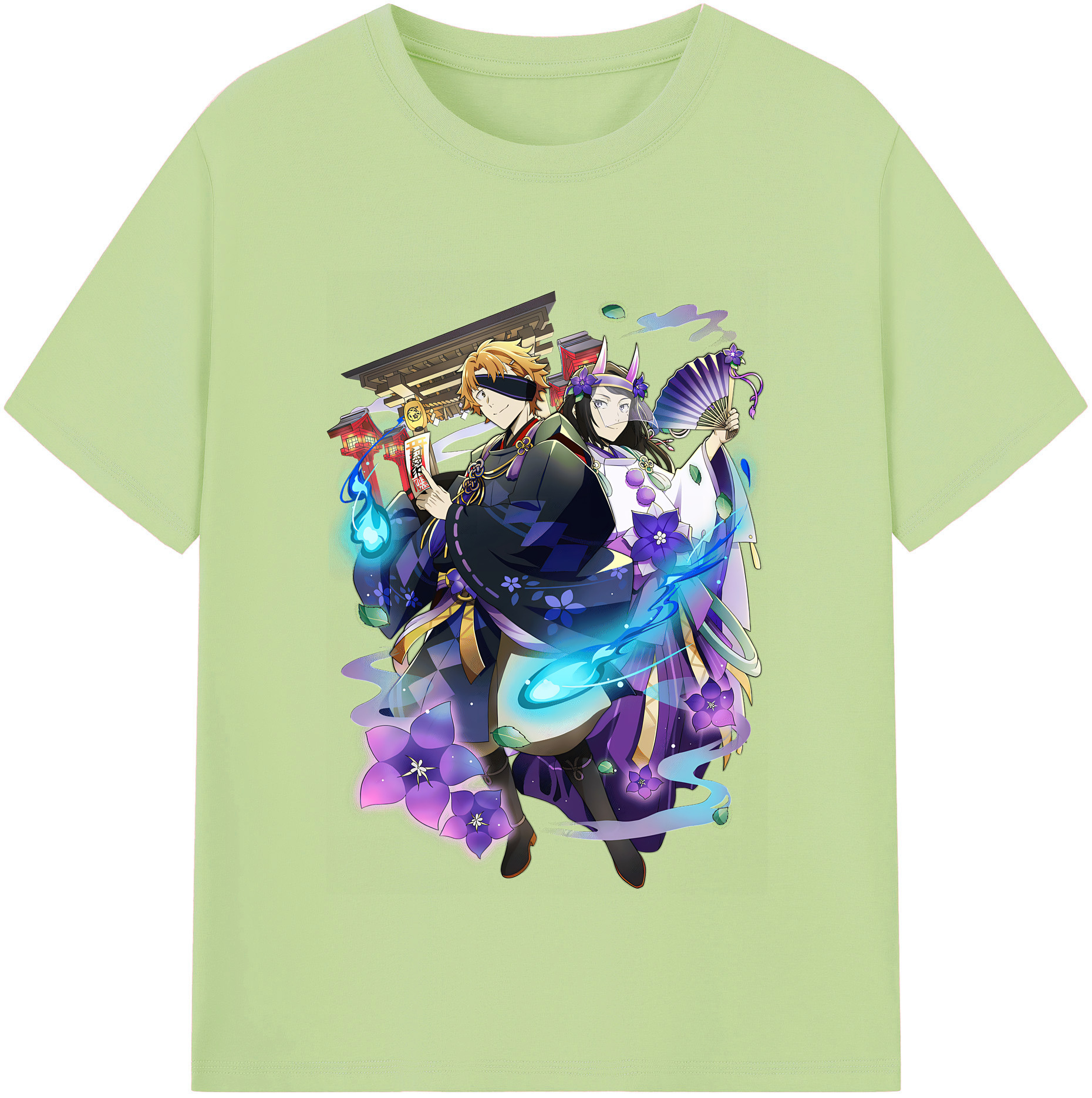 （画像用） 文豪ストレイドッグス Bungo Stray Dogs 綿100％半袖Tシャツ（フロントプリント）
